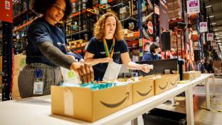 Amazon Germany disaster relief hub 