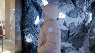 Canada Goose’s store in Las Vegas includes a snow room.