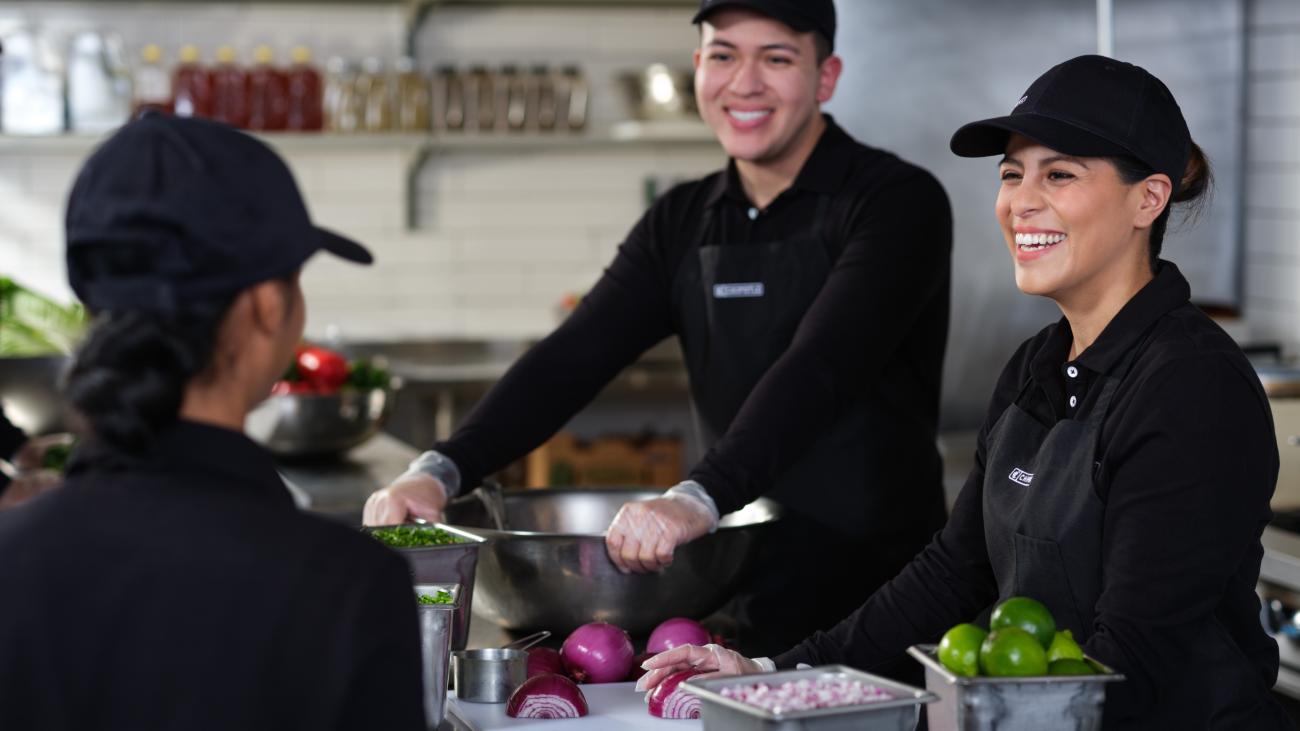 Chipotle workers