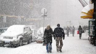 snowy street