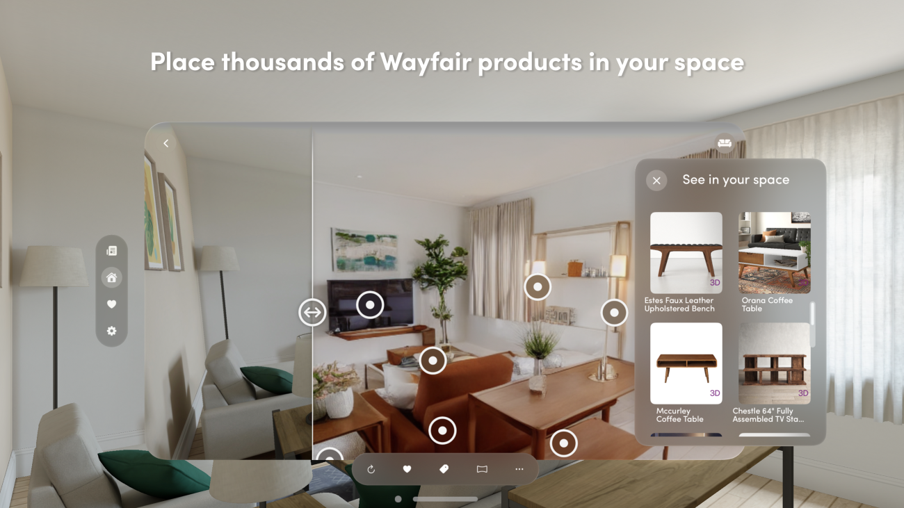 Wayfair Decorify for Apple Vision Pro